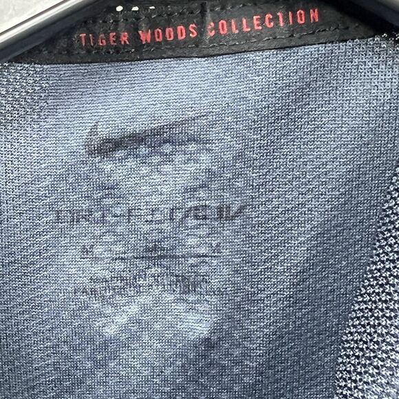 Nike Tiger Woods Collection Mens Medium Dri Fit Short Sleeve Polo - Picture 13 of 14